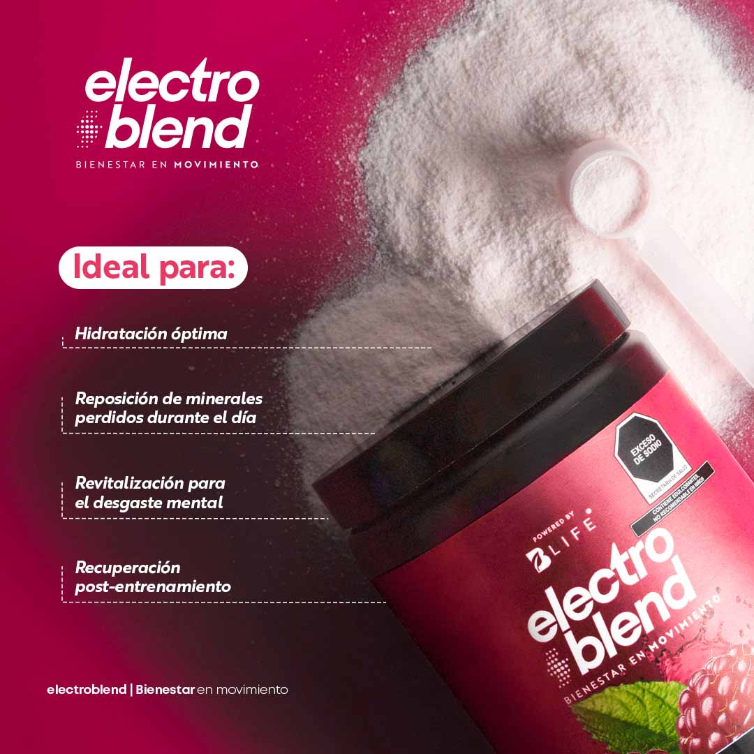 Electroblend Raspberry | Bebida Hidratante Frambuesa 60 servicios