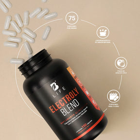 Electrolitos en cápsula | con polvo de Agua de Coco, Potasio, Magnesio, Hierro y Zinc | 150 Cápsulas