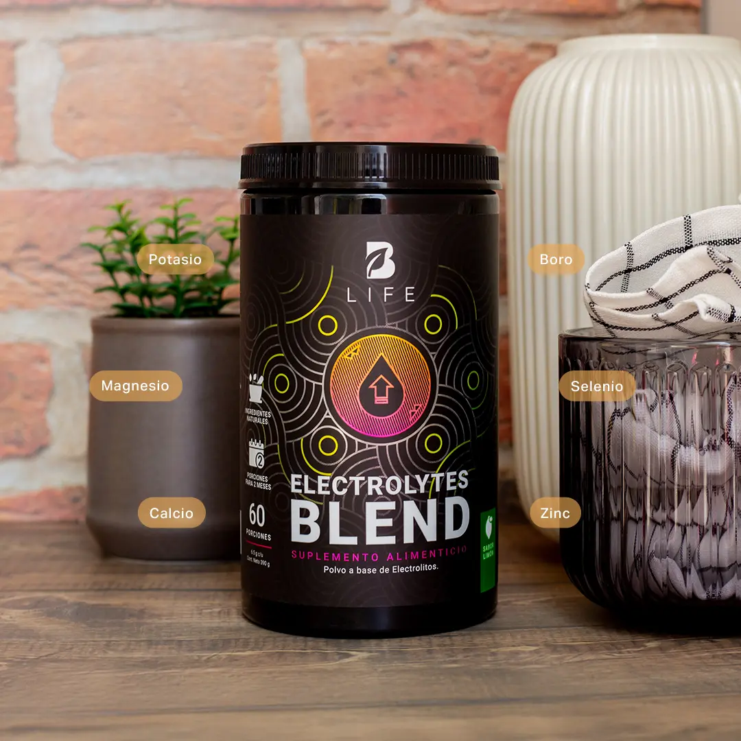 Electrolitos Sin Azúcar | con Citrato de Potasio, Magnesio, Calcio, Sodio, Zinc | Sabor Lemon | 60 servicios