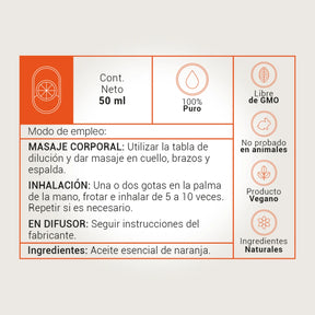 Essential Oil Orange B Life. Aceite Esencial de Naranja 50 ml