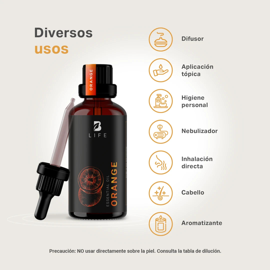 Essential Oil Orange B Life. Aceite Esencial de Naranja 50 ml