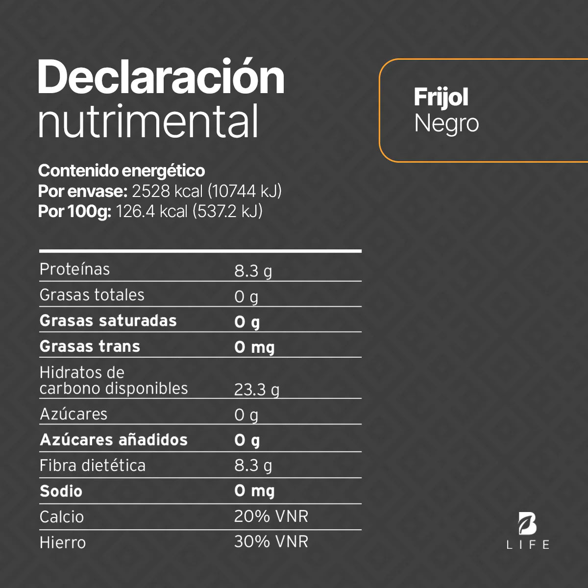 Frijol Negro Orgánico | 2 kg