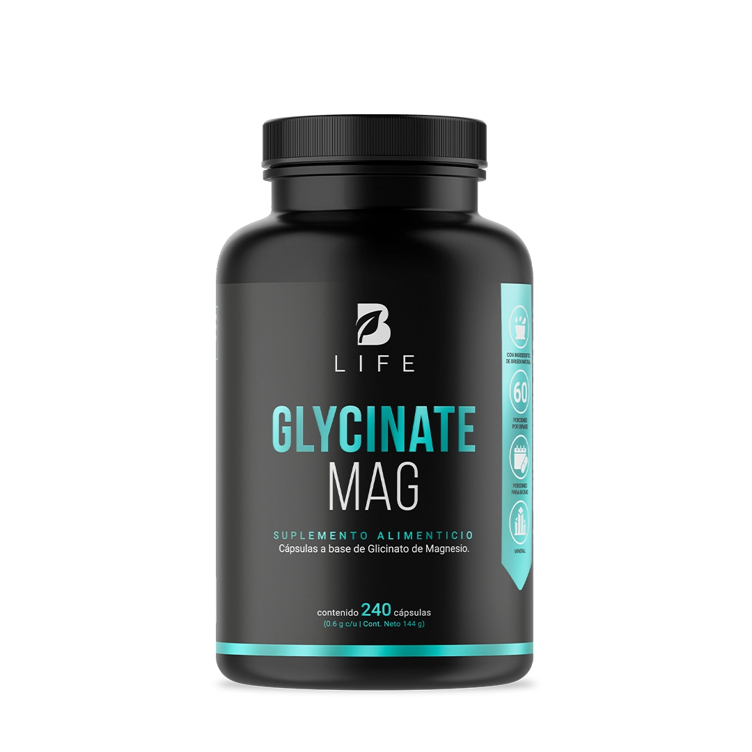 Glicinato de Magnesio | Alta Absorción | con 1800 mg por porción