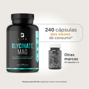Glicinato de Magnesio | Alta Absorción | con 1800 mg por porción