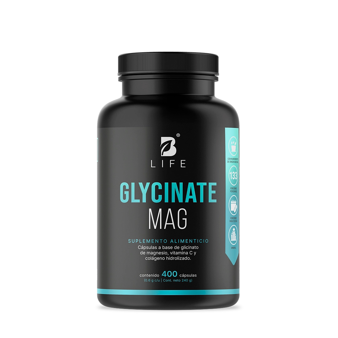 Glicinato de Magnesio | Alta Absorción | con 1800 mg por porción