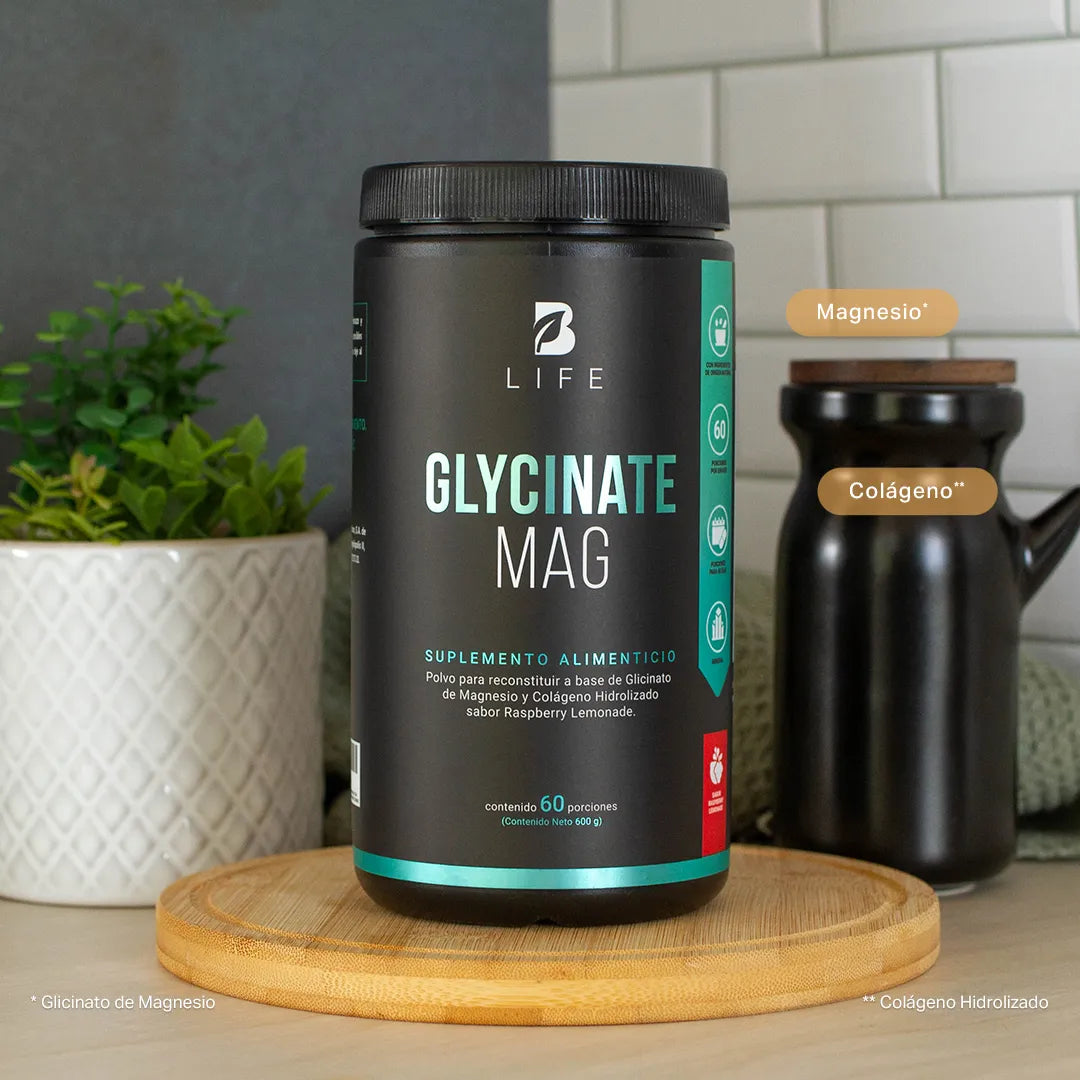 Glicinato de Magnesio en Polvo | 600 g | 60 porciones | Sabor Raspberry Lemonade