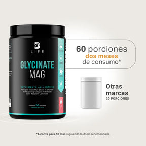 Glicinato de Magnesio en Polvo | 600 g | 60 porciones | Sabor Raspberry Lemonade