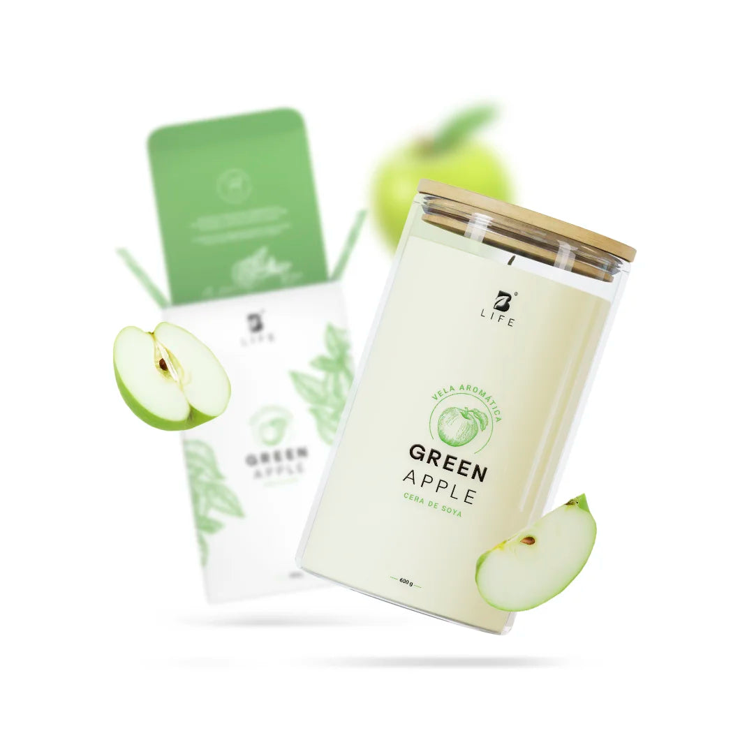 Green Apple Aromatic Candle | Vela Aromática Frutas Verdes 600 g