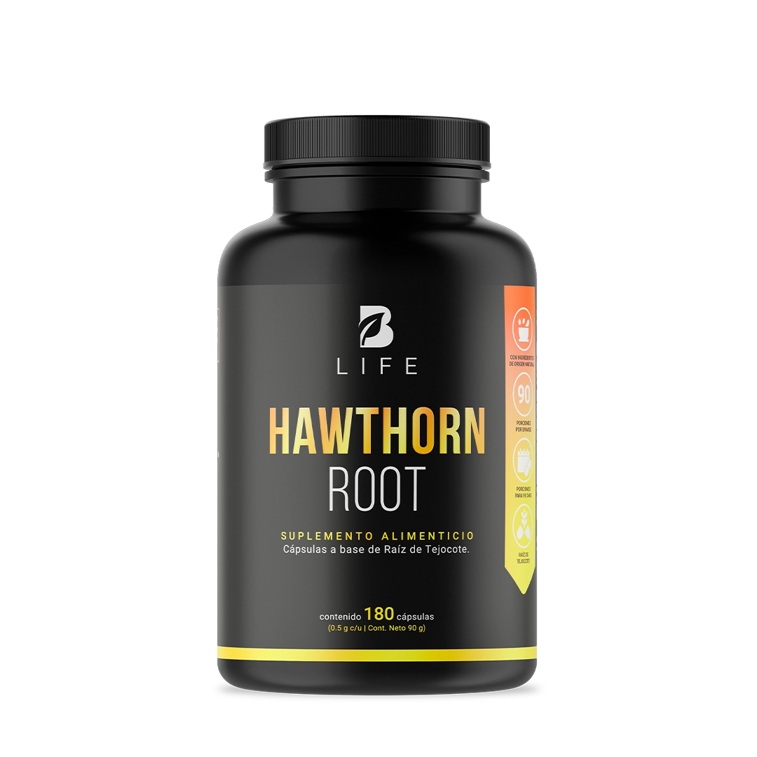 Raíz de Tejocote | 1000 mg por porción | 180 Cápsulas