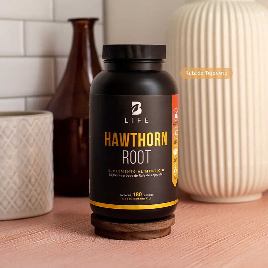 Raíz de Tejocote | 1000 mg por porción | 180 Cápsulas