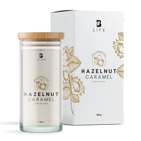 Hazelnut Caramel Aromatic Candle | Vela Aromática Avellana y Caramelo 600 g