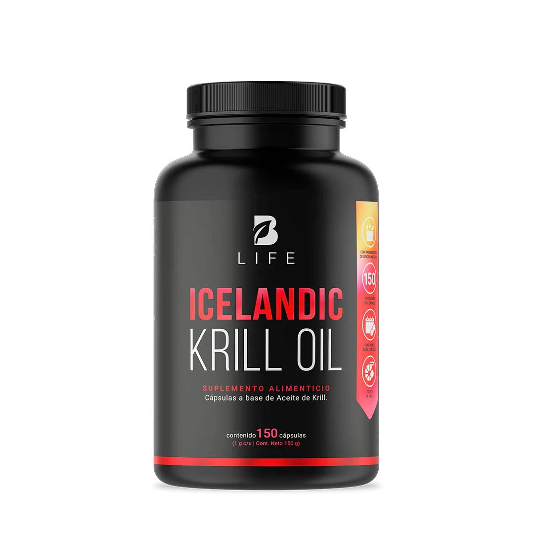 Aceite de Krill | 1000 mg de (EPA y DHA) con Astaxantina y Fosfolípidos