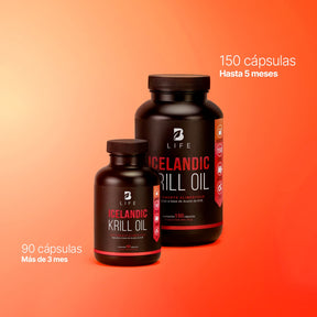 Aceite de Krill | 1000 mg de (EPA y DHA) con Astaxantina y Fosfolípidos