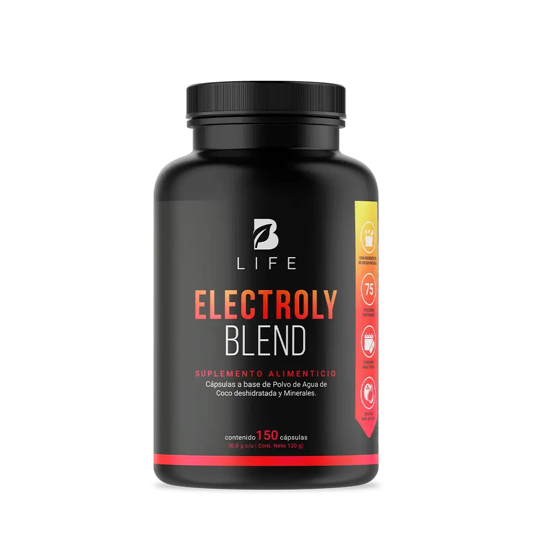 Electrolitos en cápsula | con polvo de Agua de Coco, Potasio, Magnesio, Hierro y Zinc | 150 Cápsulas