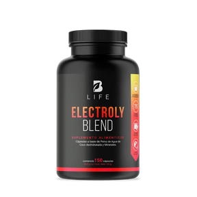 Electrolitos en cápsula | con polvo de Agua de Coco, Potasio, Magnesio, Hierro y Zinc | 150 Cápsulas