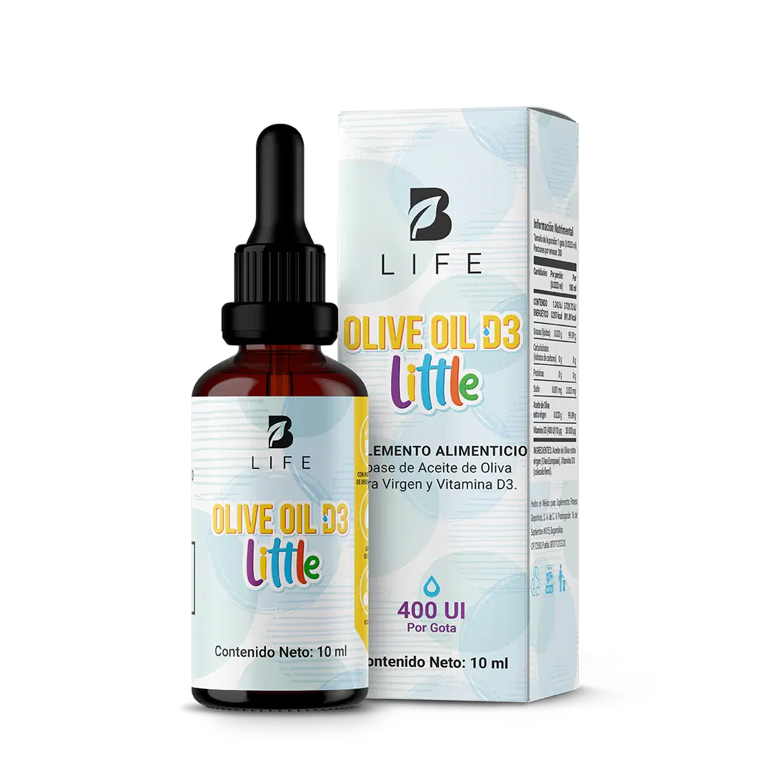 Vitamina D3 en Gotas con Aceite de Oliva | 400 UI | para Mayores de 3 Años