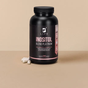 Mezcla Platinum de Inositol | con Myo Inositol, Colina, D-chiro Inositol, Zinc, Ácido Metilfolato, y Vitamina D3 | 240 cápsulas