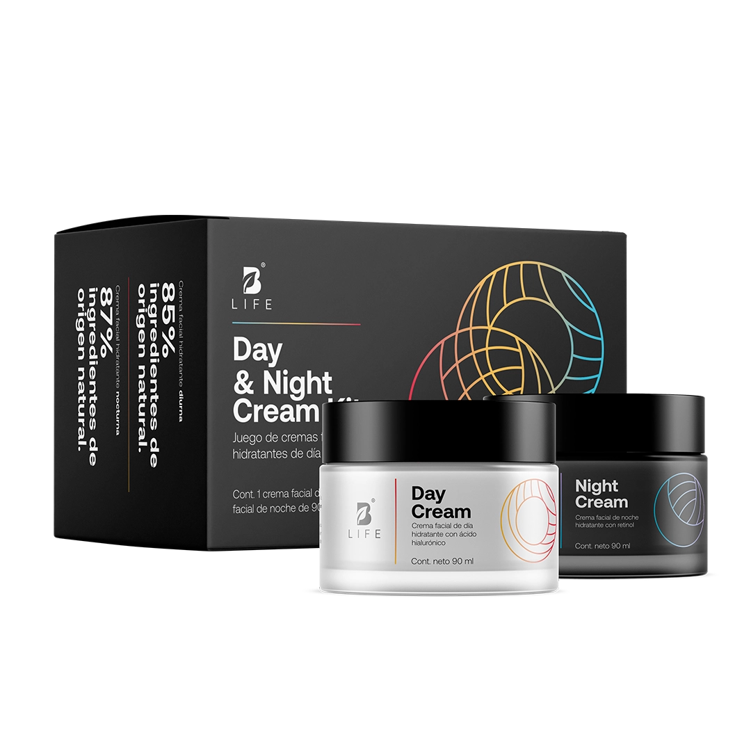 Kit Day & Night Cream | Kit de Cremas Faciales de Día y Noche