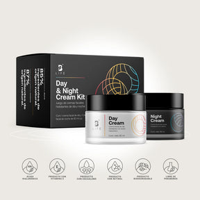 Kit Day & Night Cream | Kit de Cremas Faciales de Día y Noche