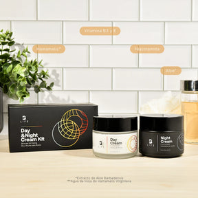 Kit Day & Night Cream | Kit de Cremas Faciales de Día y Noche