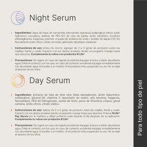 Kit Day & Night Serum | Kit de Sérums de Día y Noche 60 ml c/u