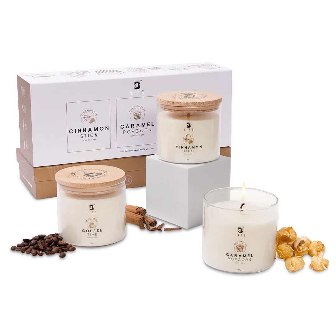 Kit de 3 Velas Warm Wishes 250 g c/u