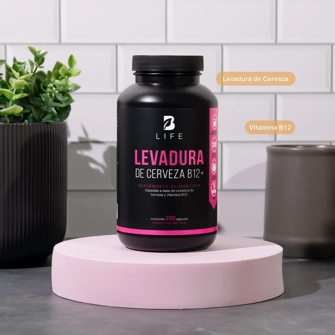 Vitamina B12 | con Levadura | 200 cápsulas