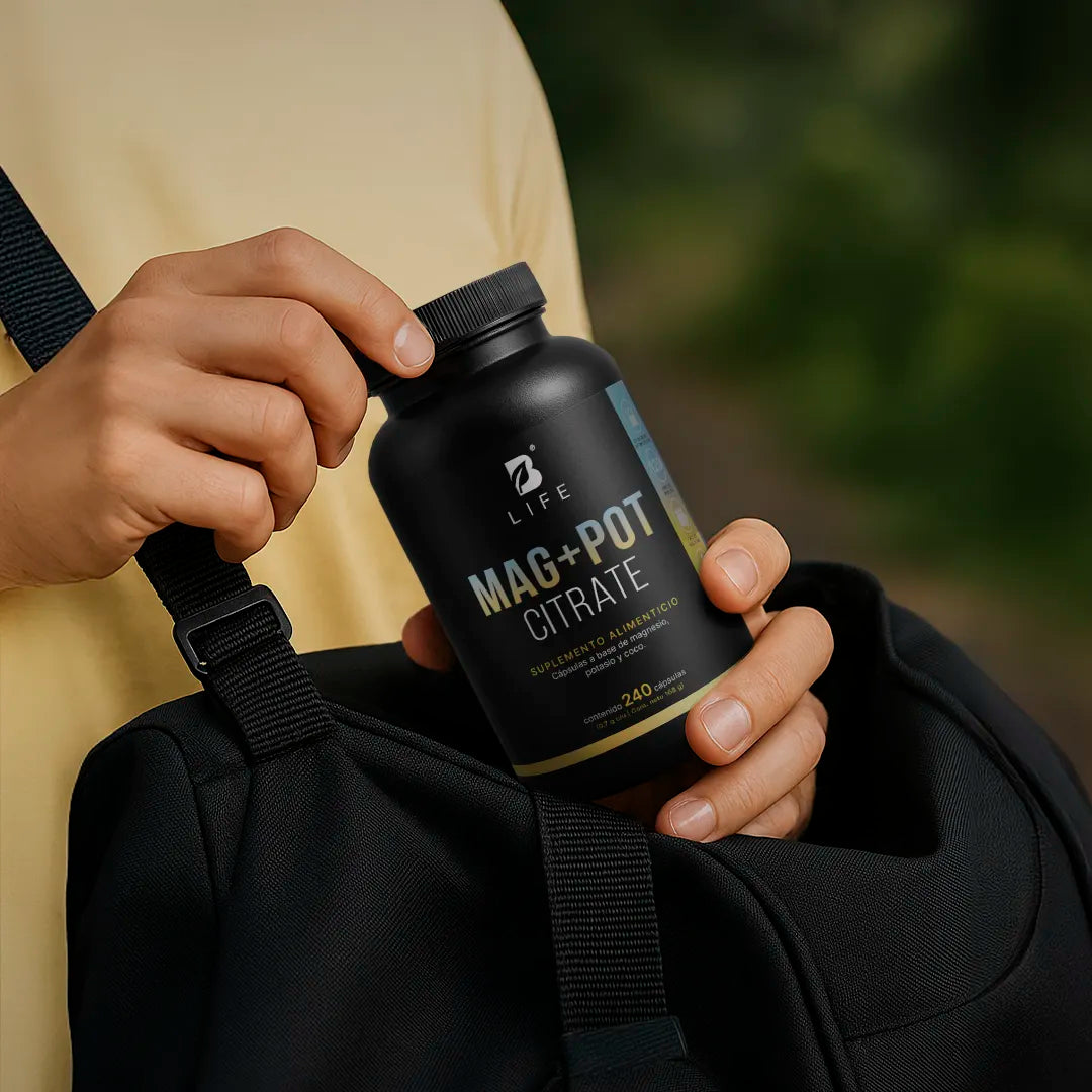 Magnesio y Potasio | Adicionado con coco orgánico | 240 Cápsulas | 1400 mg por porción