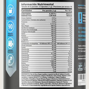 Multivitamínico para Hombre 40+ | Con Vitaminas A, C, D, E, Calcio, Colágeno, Creatina y Probióticos