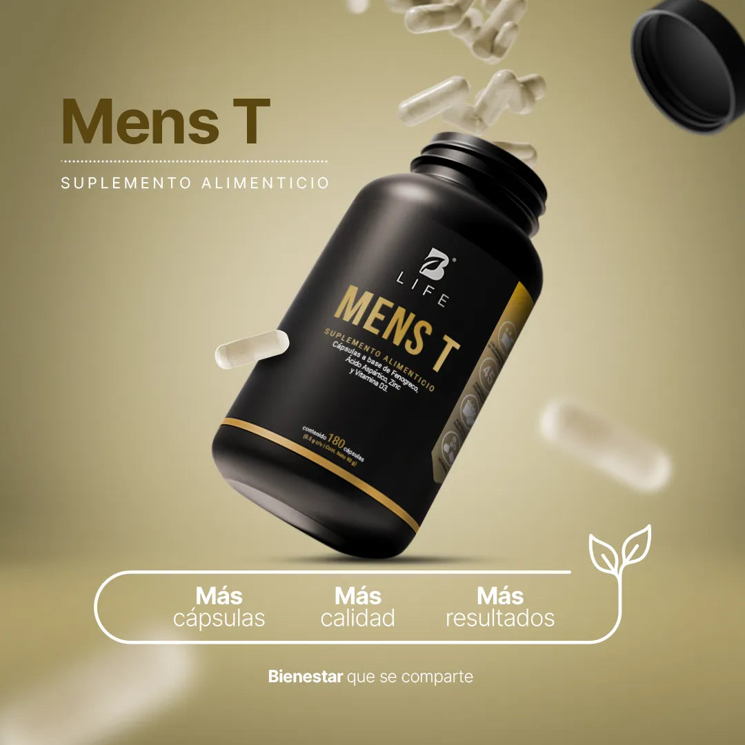 Mezcla de Vitaminas Para Hombre | Fenogreco, Ácido Aspártico, Arginina, Zinc y D3