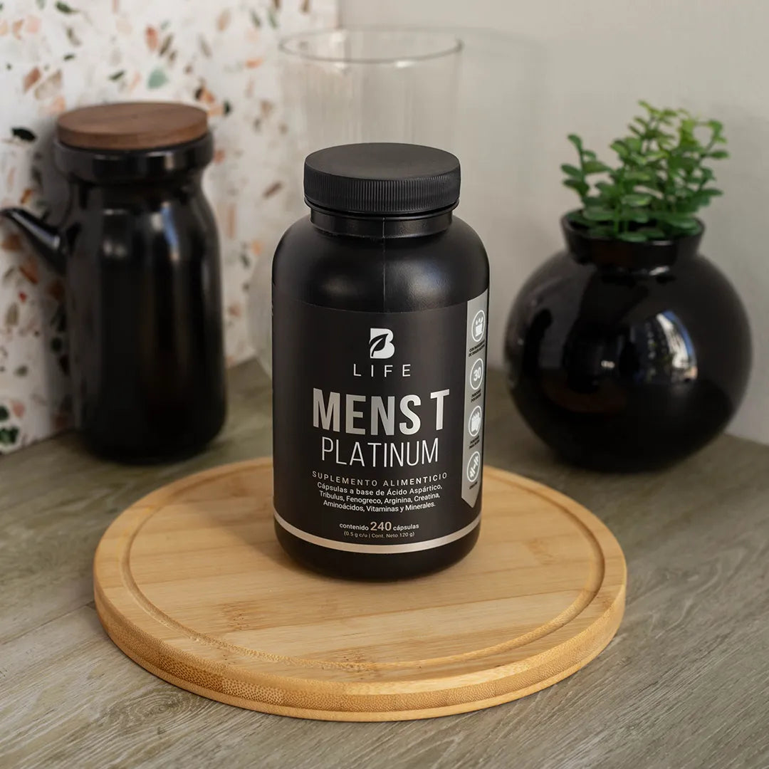 Fórmula Avanzada Platinum para Hombre | con Fenogreco, Creatina, Aminoácidos, Vitaminas y Minerales | 240 Cápsulas | 4000 mg por porción