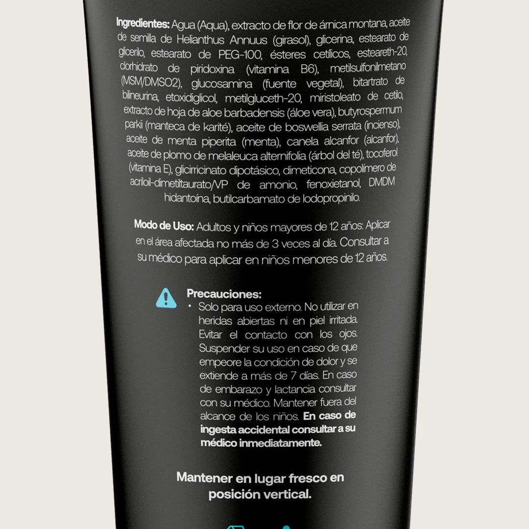 Muscle Comfort Cream B Life. Crema con Árnica y Mentol