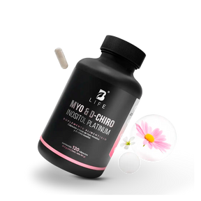 Myo & D-Chiro Inositol en cápsulas | Relación Ideal 40:1 de Alta Pureza | Fórmula Platinum | 2000 mg por porción