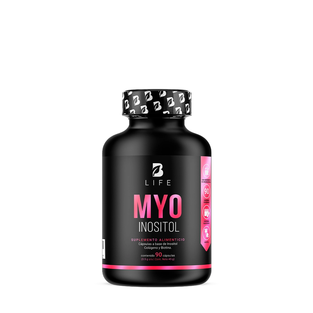Myo Inositol | adicionado con Biotina y Colágeno Hidrolizado | 500 mg por porción