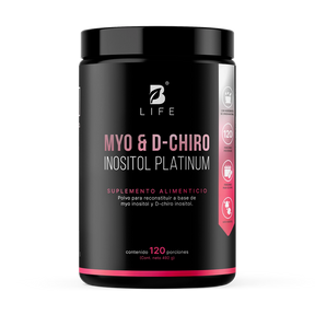 Myo & D-Chiro Inositol Platinum | Relación Ideal 40:1 de Alta Pureza en Polvo | Fórmula Platinum | B Life