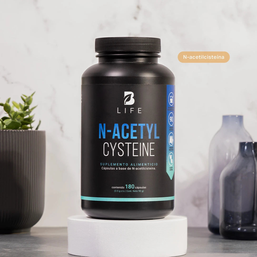 NAC N-Acetil Cisteína | 500 mg por Porción | 180 Cápsulas