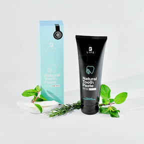Pasta Dental Natural sin Flúor | Con Más de 94% de Ingredientes Naturales | 148 ml | B Life