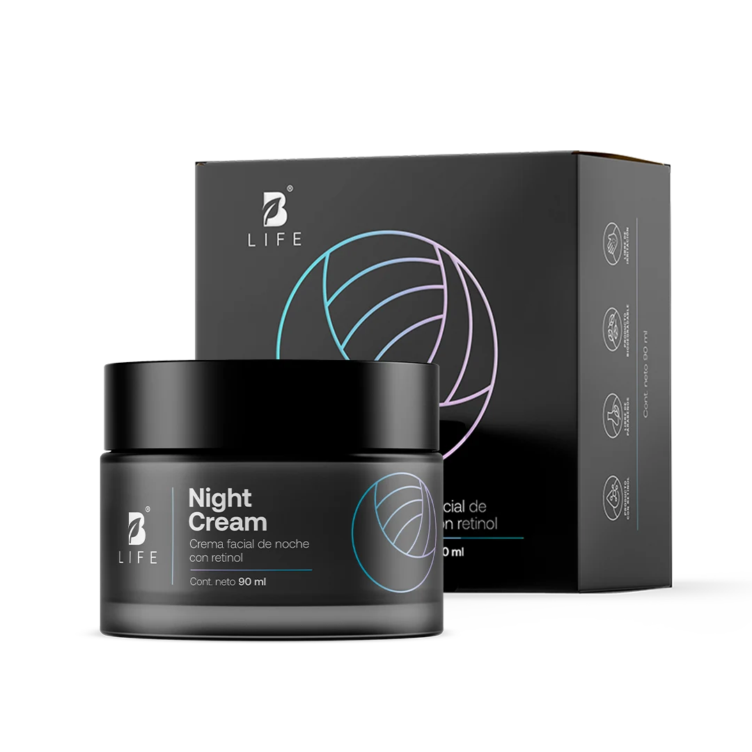 Night Cream | Crema Facial de Noche con Ácido Hialurónico