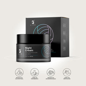 Night Cream | Crema Facial de Noche con Ácido Hialurónico
