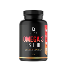 Omega 3 Aceite de Pescado con EPA y DHA | 220 cápsulas | 1000 mg por porción