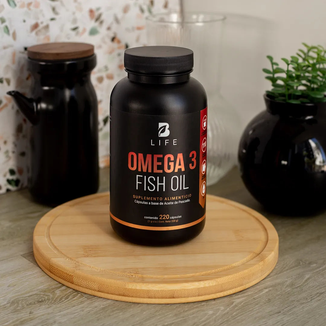 Omega 3 Aceite de Pescado con EPA y DHA | 220 cápsulas | 1000 mg por porción