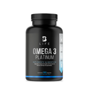 Omega 3 Platinum | Anchoa Salvaje con EPA y DHA | sin Metales Pesados | 1000 mg por porción