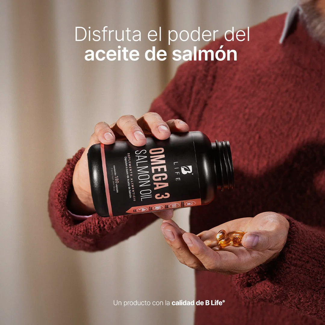 Omega 3 Aceite Puro de Salmón | con 1000 mg por porción