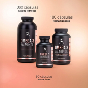 Omega 3 Aceite Puro de Salmón | con 1000 mg por porción