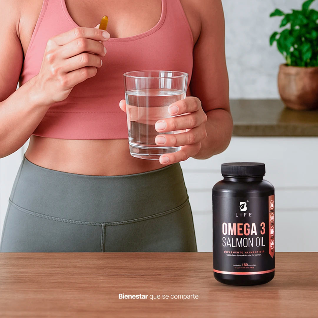 Omega 3 Aceite Puro de Salmón | con 1000 mg por porción