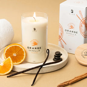 Orange Vanilla Aromatic Candle | Vela Aromática Vainilla Naranja 600 g