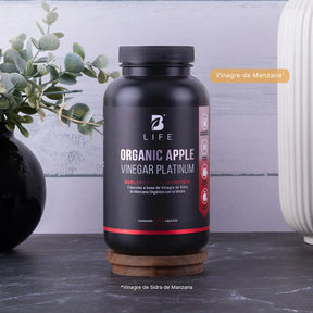 Vinagre de Manzana Orgánico con Cultivo “La Madre” | Fórmula Platinum | 240 cápsulas
