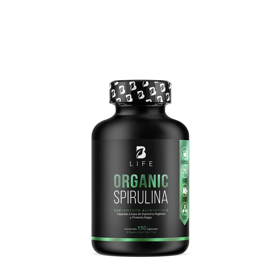 Espirulina Orgánica | Fórmula con Pimienta Negra | 1000 mg por porción