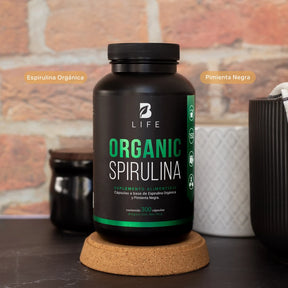 Espirulina Orgánica | Fórmula con Pimienta Negra | 1000 mg por porción
