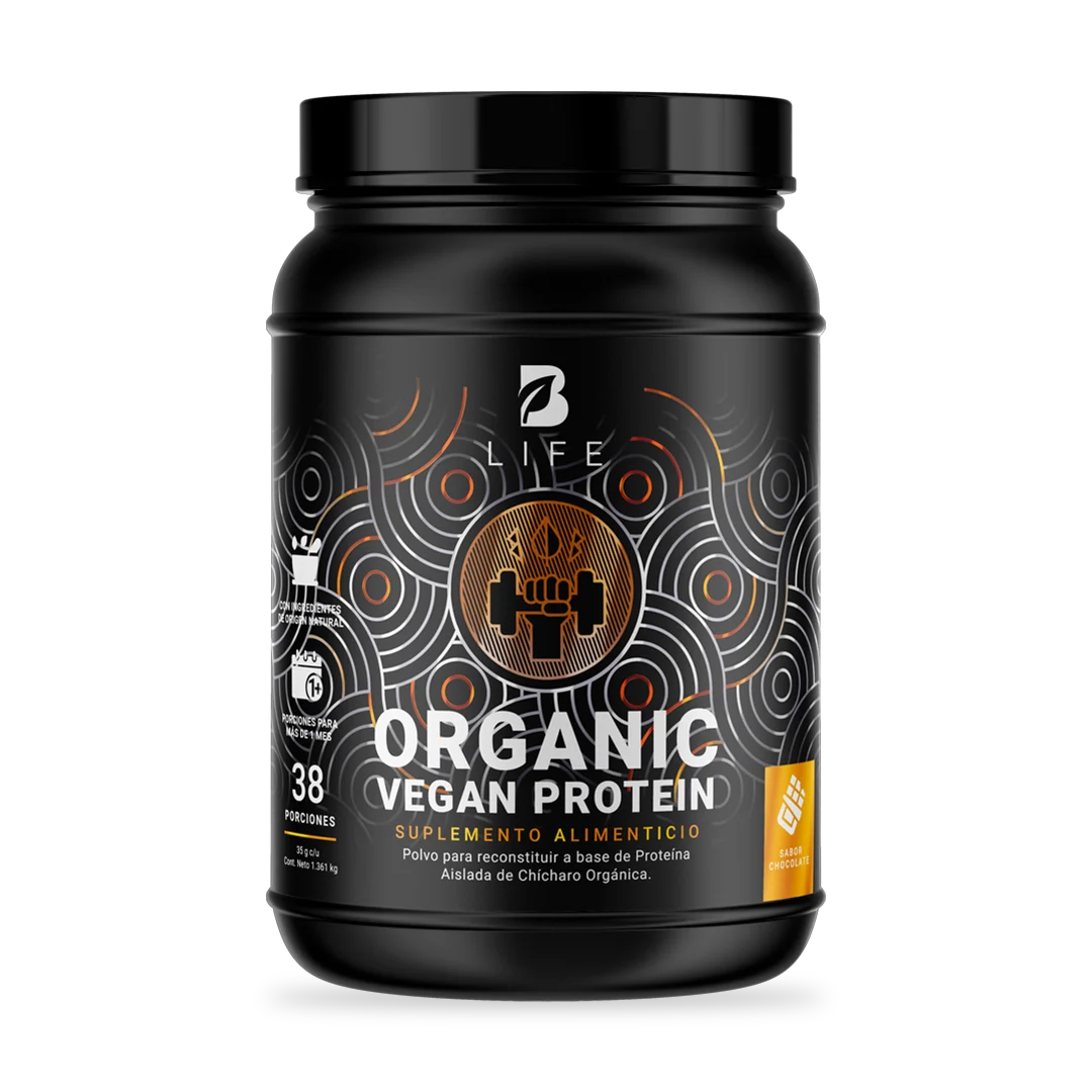 Proteína Orgánica Vegana sabor Chocolate | Sin azúcar Añadida | 3 Libras